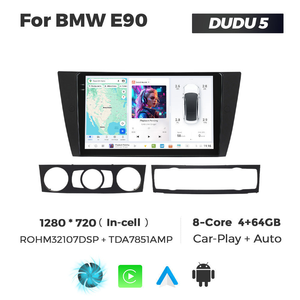 DUDU7 BMW 3 Series E90 2004-2013 Head Unit Car Stereo | Apple CarPlay & Android Auto
