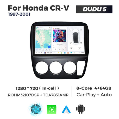 DUDU7 Honda CRV 1997-2001 Head Unit Car Stereo | Apple CarPlay & Android Auto