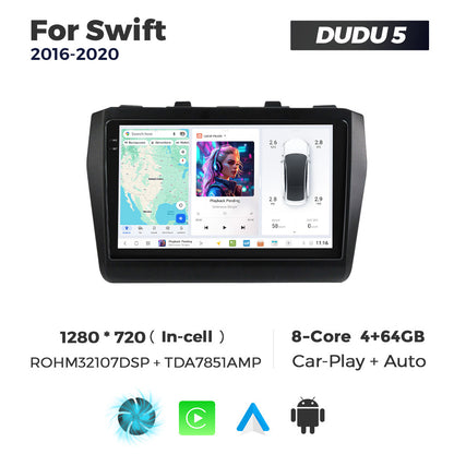 DUDU7 Suzuki Swift 2016-2020 Head Unit Car Stereo | Apple CarPlay & Android Auto