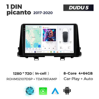 DUDU7 Kia Picanto 2017-2020 Head Unit Car Stereo | Apple CarPlay & Android Auto