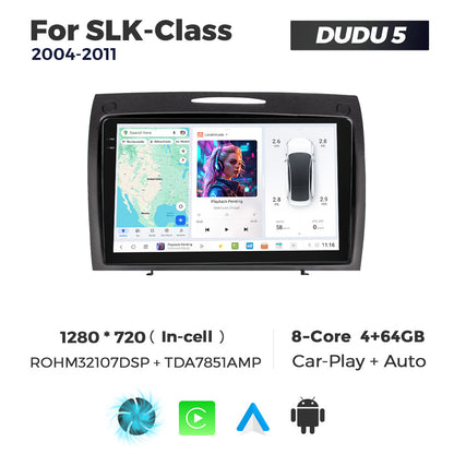 DUDU7 Mercedes SLK 2004-2011 Head Unit Car Stereo | Apple CarPlay & Android Auto