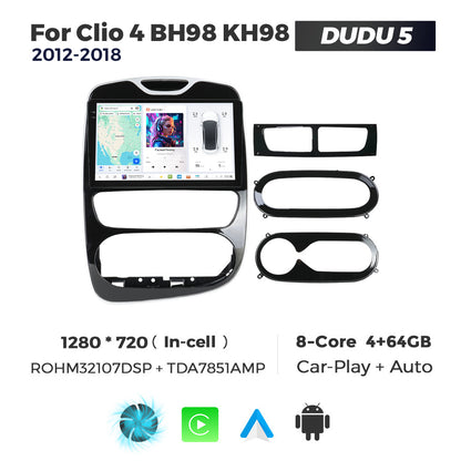 DUDU7 Renault Clio 4 2012-2020 Head Unit Car Stereo | Apple CarPlay & Android Auto
