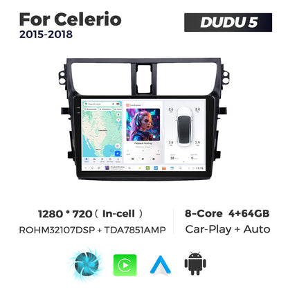 DUDU7 Suzuki Celerio 2015-2018 Head Unit Car Stereo | Apple CarPlay & Android Auto