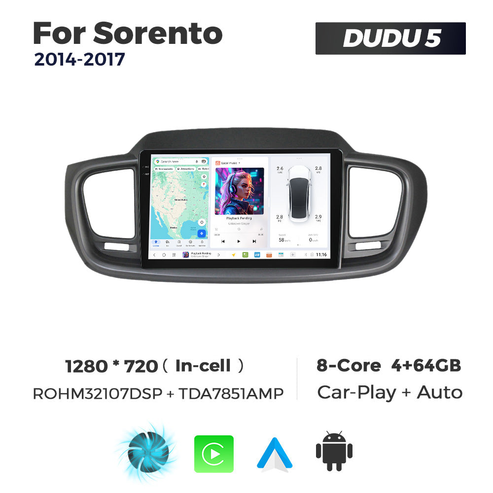 DUDU7 Kia Sorento 2014-2017 Head Unit Car Stereo | Apple CarPlay & Android Auto