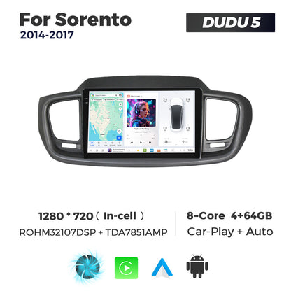 DUDU7 Kia Sorento 2014-2017 Head Unit Car Stereo | Apple CarPlay & Android Auto