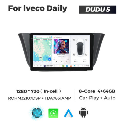 DUDU7 Iveco Daily 2015-2025 Head Unit Car Stereo | Apple CarPlay & Android Auto