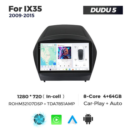 DUDU7 Hyundai Tucson ix35 2009-2015 Head Unit Car Stereo | Apple CarPlay & Android Auto
