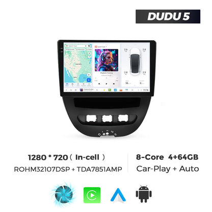 DUDU7 Citroen C1 Peugeot 107 Toyota Aygo 2005-2014 Head Unit Car Stereo | Apple CarPlay & Android Auto