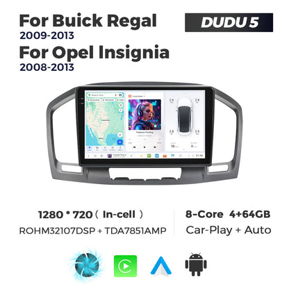 DUDU7 Vauxhall Insignia 2008-2013 Head Unit Car Stereo | Apple CarPlay & Android Auto