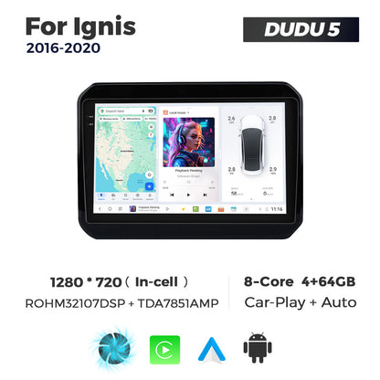 DUDU7 Suzuki Ignis 2016-2020 Head Unit Car Stereo | Apple CarPlay & Android Auto