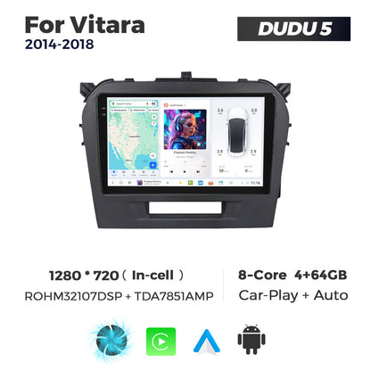 DUDU7 Suzuki Vitara 2014-2018 Head Unit Car Stereo | Apple CarPlay & Android Auto
