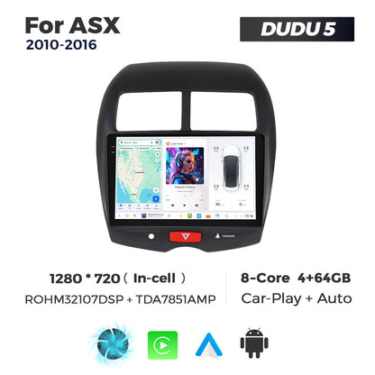 DUDU7 Citroen C4 Aircross Peugeot 4008 Mitsubishi Outlander Sport ASX 2010-2017 Head Unit Car Stereo | Apple CarPlay & Android Auto