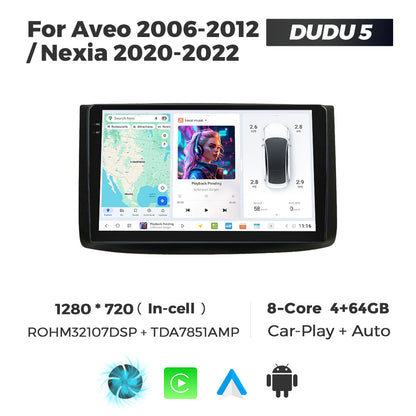 DUDU7 Chevrolet Aveo 2006-2012 Head Unit Car Stereo | Apple CarPlay & Android Auto