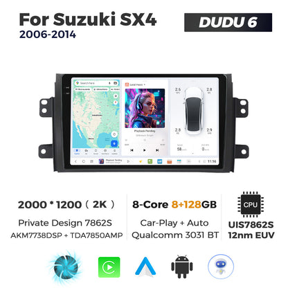 DUDU7 Suzuki SX4 2006-2014 Head Unit Car Stereo | Apple CarPlay & Android Auto