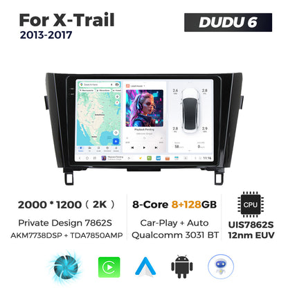 DUDU7 Nissan Qashqai | X-Trail 2013-2020 Head Unit Car Stereo | Apple CarPlay & Android Auto
