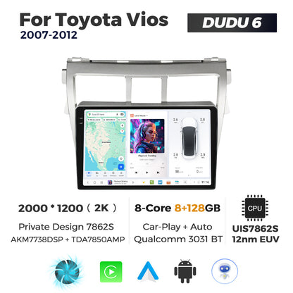 DUDU7 Toyota Verso 2007-2012 Head Unit Car Stereo | Apple CarPlay & Android Auto