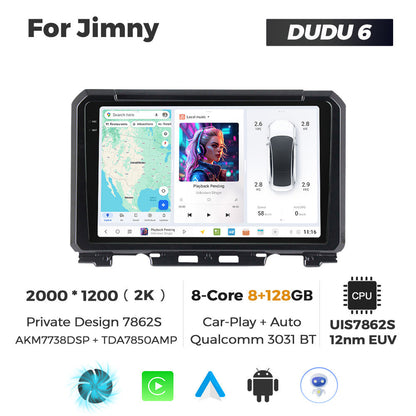 DUDU7 Suzuki Jumny 2018-2026 Head Unit Car Stereo | Apple CarPlay & Android Auto
