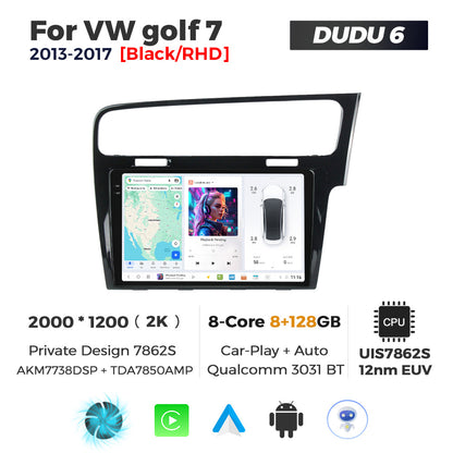 DUDU7 Volkswagen Golf MK7 2013-2017 Head Unit Car Stereo | Apple CarPlay & Android Auto