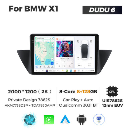 DUDU7 BMW X1 2009-2015  Head Unit Car Stereo | Apple CarPlay & Android Auto