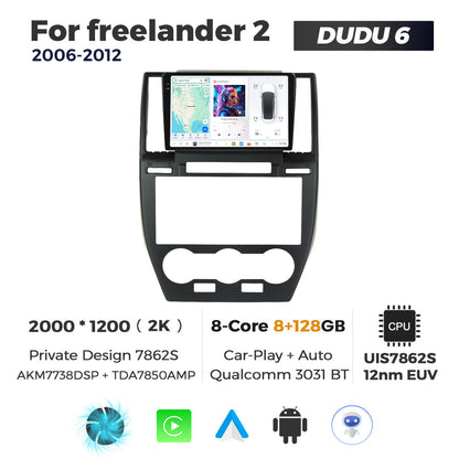 DUDU7 Land Rover Fleelander 2 2006-2012 Head Unit Car Stereo | Apple CarPlay & Android Auto