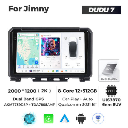 DUDU7 Suzuki Jumny 2018-2026 Head Unit Car Stereo | Apple CarPlay & Android Auto