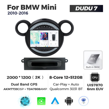 DUDU7 Mini 2010-2016 Head Unit Car Stereo | Apple CarPlay & Android Auto
