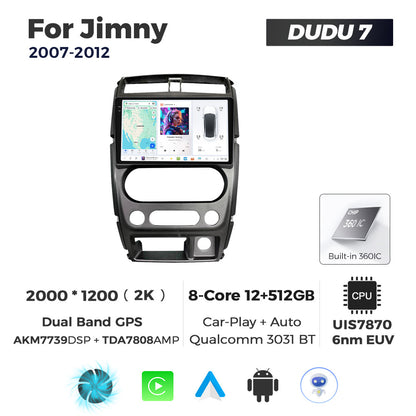 DUDU7 Suzuki Jumny 2007-2012 Head Unit Car Stereo | Apple CarPlay & Android Auto