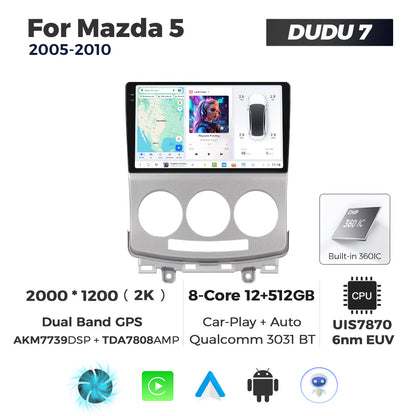 DUDU7 Mazda 5 2005-2010 Head Unit Car Stereo | Apple CarPlay & Android Auto