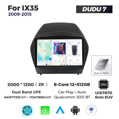 DUDU7 Hyundai Tucson ix35 2009-2015 Head Unit Car Stereo | Apple CarPlay & Android Auto