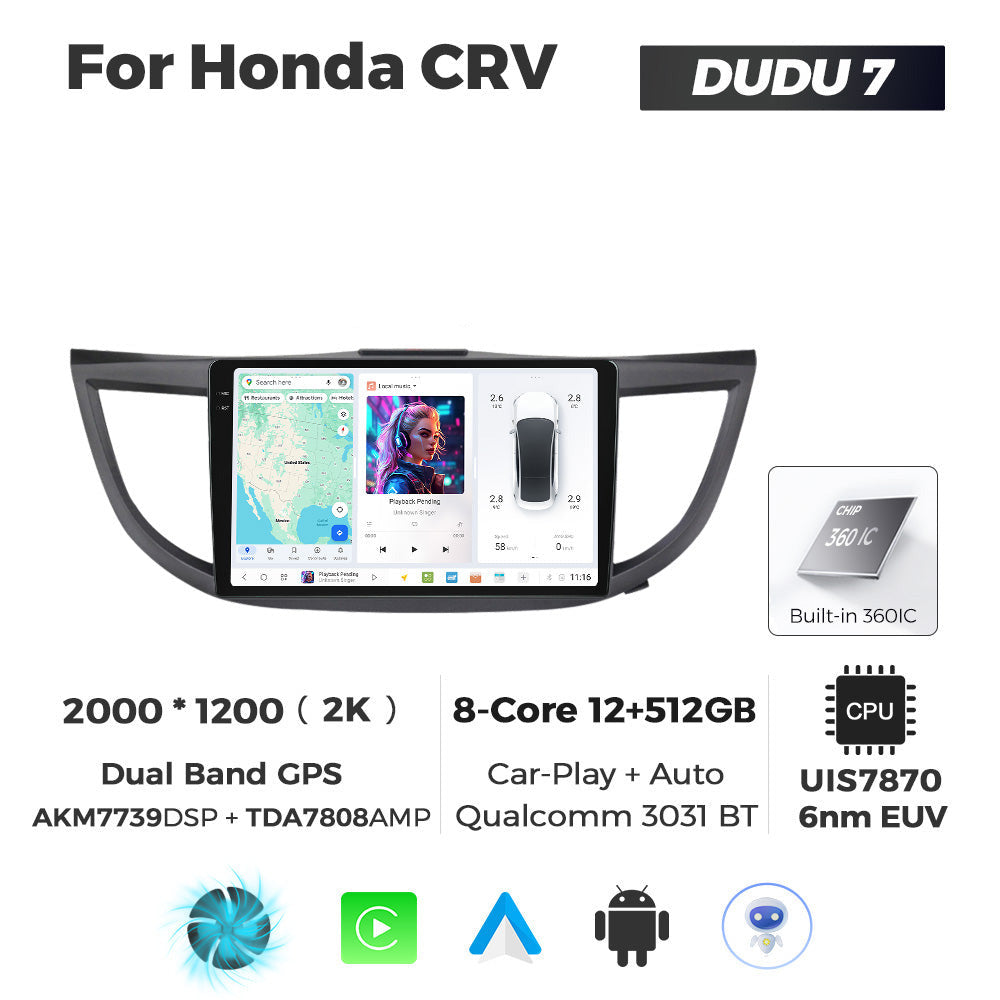 DUDU7 Honda CRV 2012-2017 Head Unit Car Stereo | Apple CarPlay & Android Auto
