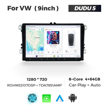 DUDU7 VW Seat Skoda 9″ Head Unit Car Stereo | Apple CarPlay & Android Auto