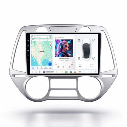DUDU7 Hyundai i20 2008-2014 Head Unit Car Stereo | Apple CarPlay & Android Auto