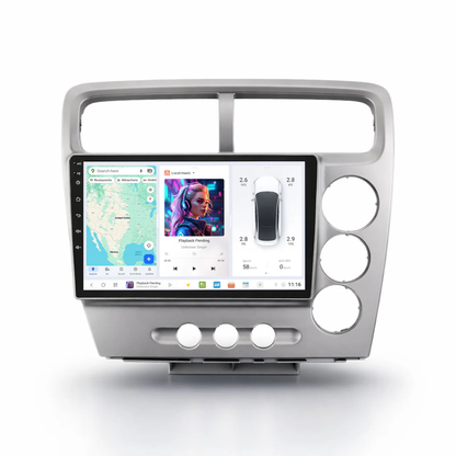 DUDU7 Honda Civic 2000-2005 Head Unit Car Stereo | Apple CarPlay & Android Auto