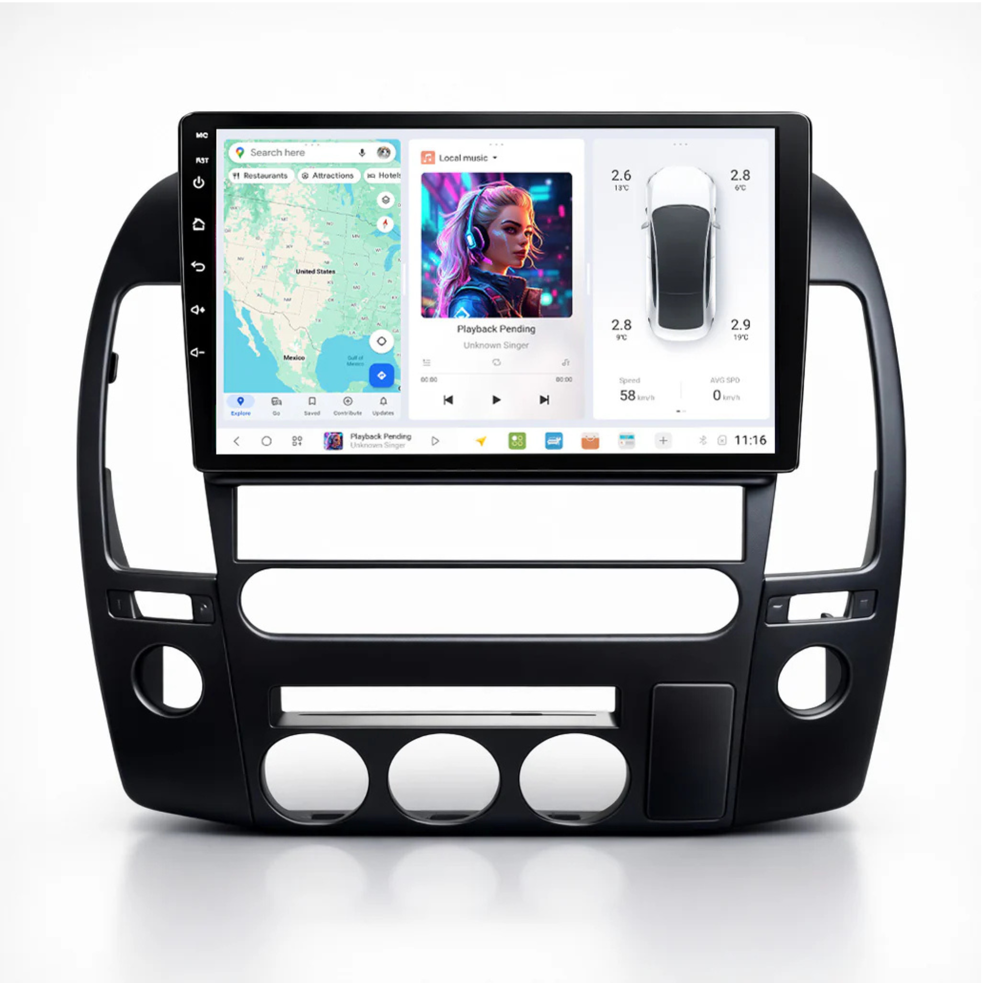 DUDU7 Nissan Navara 2006-2014 Head Unit Car Stereo | Apple CarPlay & Android Auto