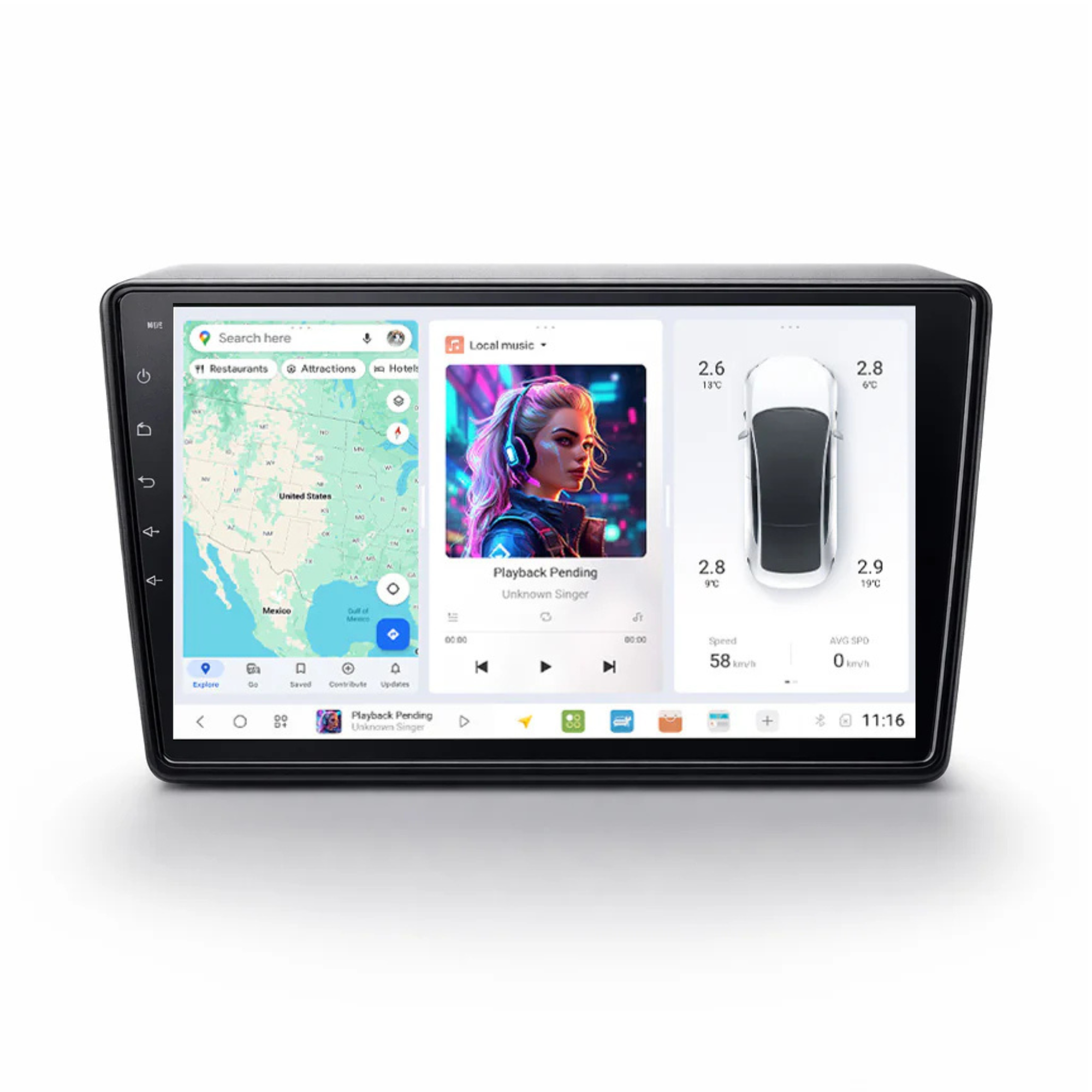 DUDU7 Nissan Navara 2006-2014 Head Unit Car Stereo | Apple CarPlay & Android Auto
