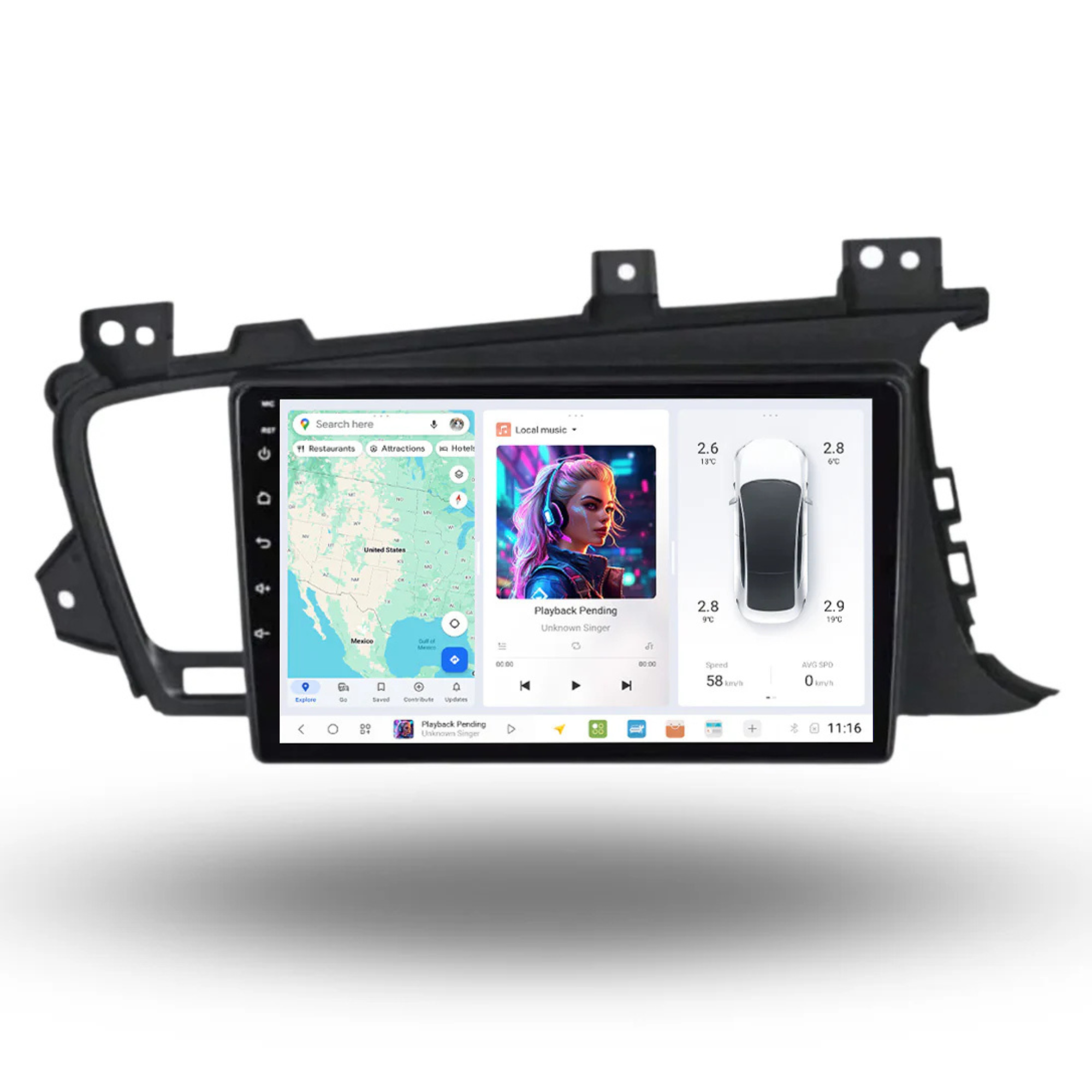 DUDU7 Kia Optima 2011-2015 Head Unit Car Stereo | Apple CarPlay & Android Auto