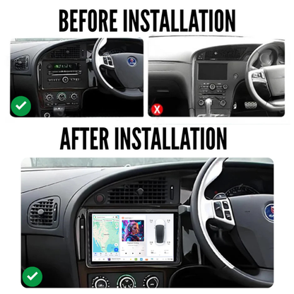 DUDU7 Saab 95 9-5 2005-2011 Head Unit Car Stereo | Apple CarPlay & Android Auto