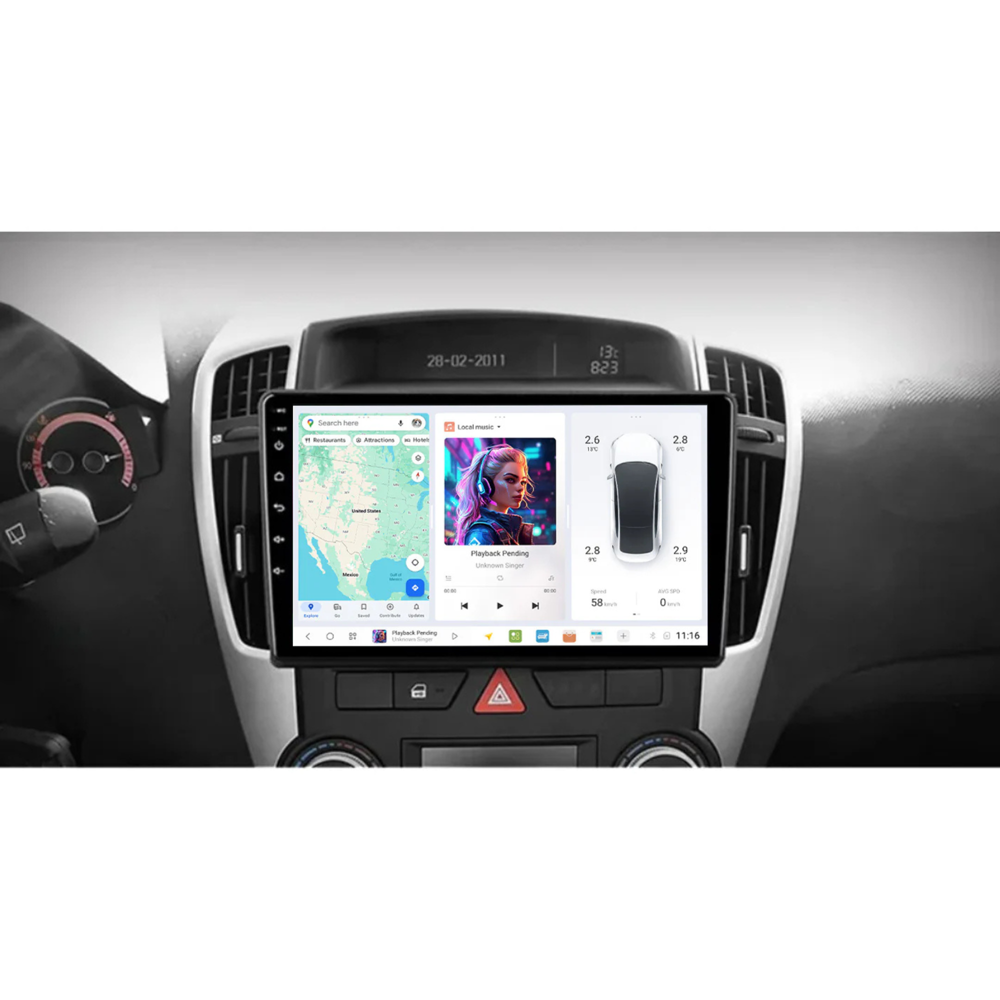 DUDU7 Kia Ceed & ProCeed 2006-2012 Head Unit Car Stereo | Apple CarPlay & Android Auto
