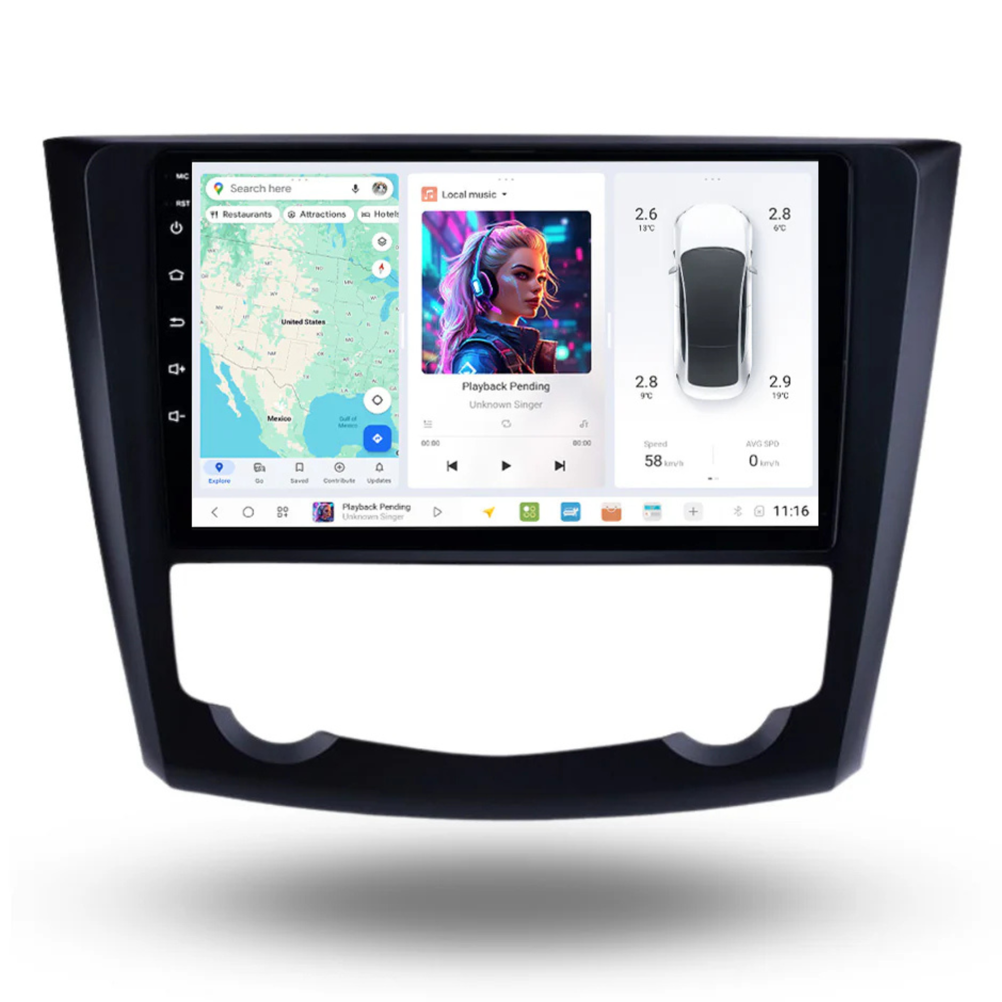 DUDU7 Renault Kadjar 2015-2019 Head Unit Car Stereo | Apple CarPlay & Android Auto