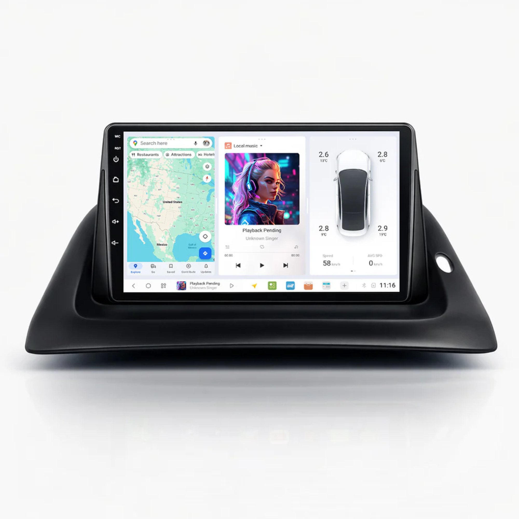 DUDU7 Renault Kangoo 2009-2018 Head Unit Car Stereo | Apple CarPlay & Android Auto