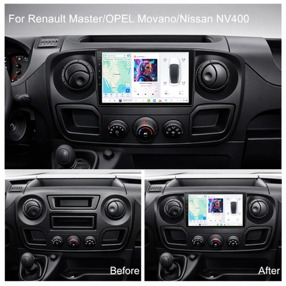 DUDU7 Renault Master & Vauxhall Movano & Nissan NV400 2010-2021 Head Unit Car Stereo | Apple CarPlay & Android Auto