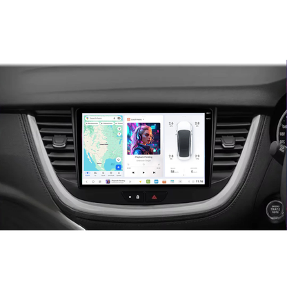 DUDU7 Vauxhall Grandland & X Crossland & X Crossland 2016-2024 Head Unit Car Stereo | Apple CarPlay & Android Auto