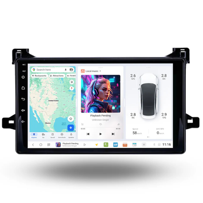 DUDU7 Toyota Prius 2015-2022 Head Unit Car Stereo | Apple CarPlay & Android Auto