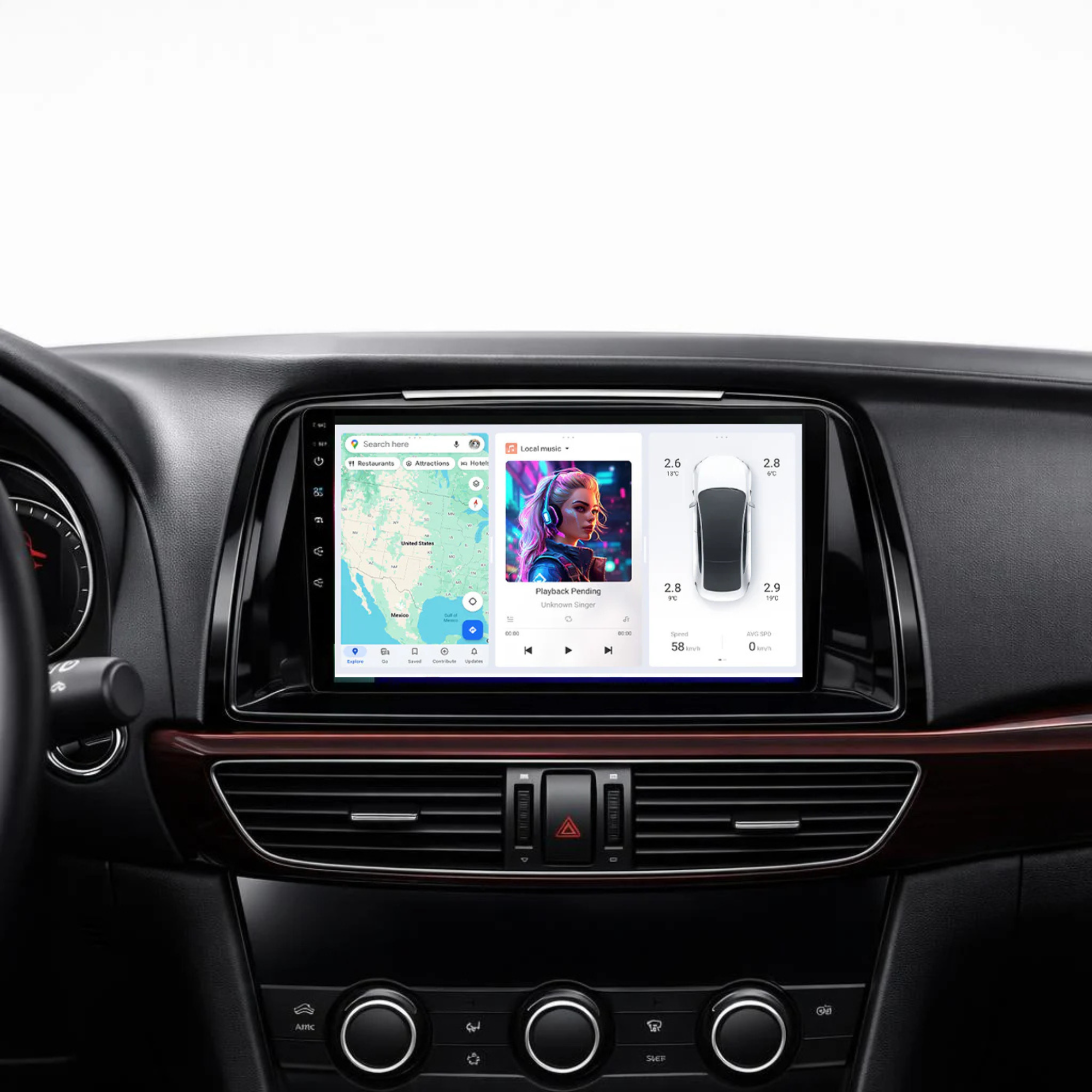 DUDU7 Mazda 6 2012-2015 Head Unit Car Stereo | Apple CarPlay & Android Auto