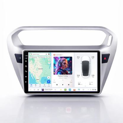 DUDU7 Citroen C-Elysee & Peugeot 301 2014-2018 Head Unit Car Stereo | Apple CarPlay & Android Auto