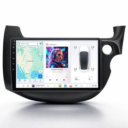 DUDU7 Honda Jazz 2007-2013 Head Unit Car Stereo | Apple CarPlay & Android Auto