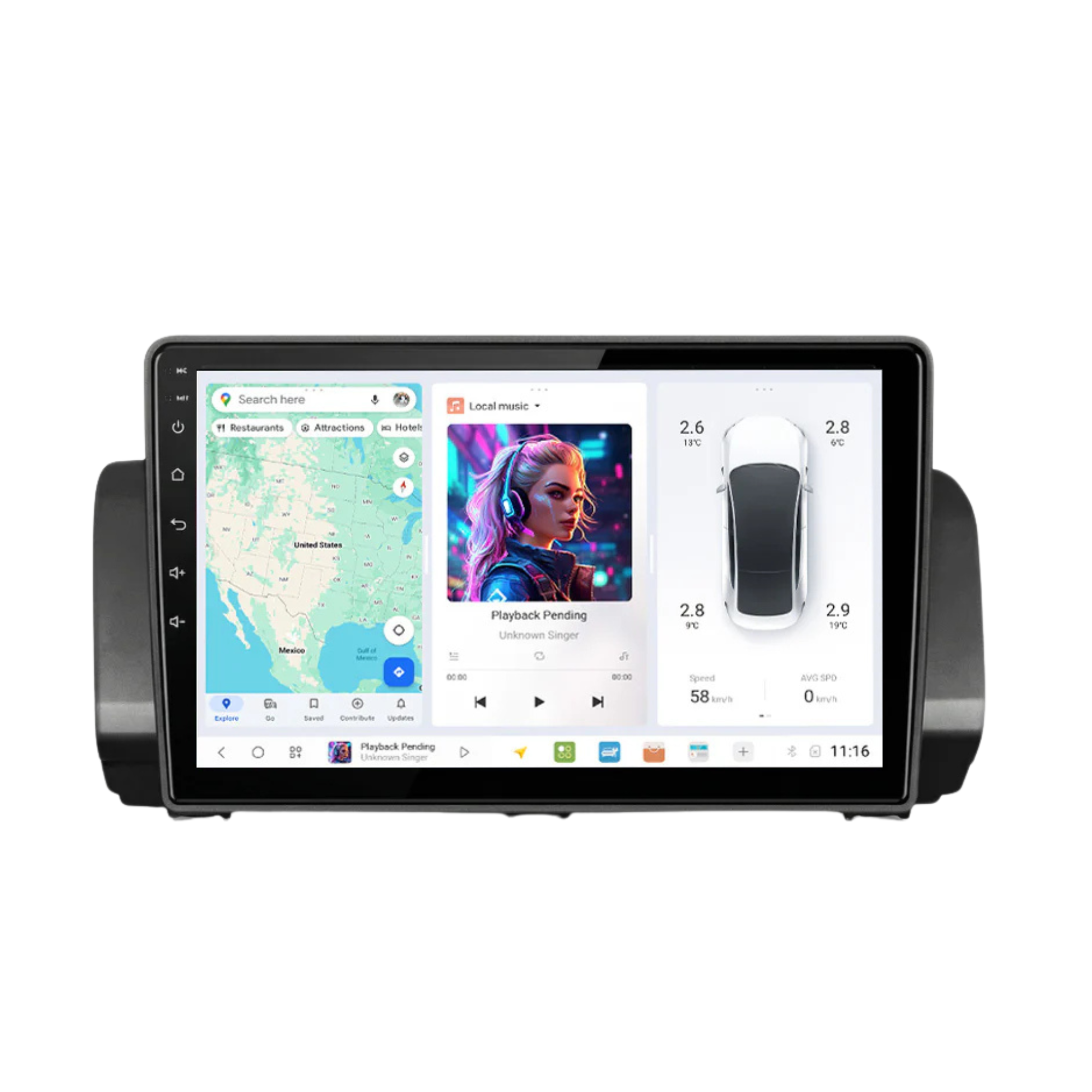 DUDU7 Dacia Sandero 2021-2024 Head Unit Car Stereo | Apple CarPlay & Android Auto
