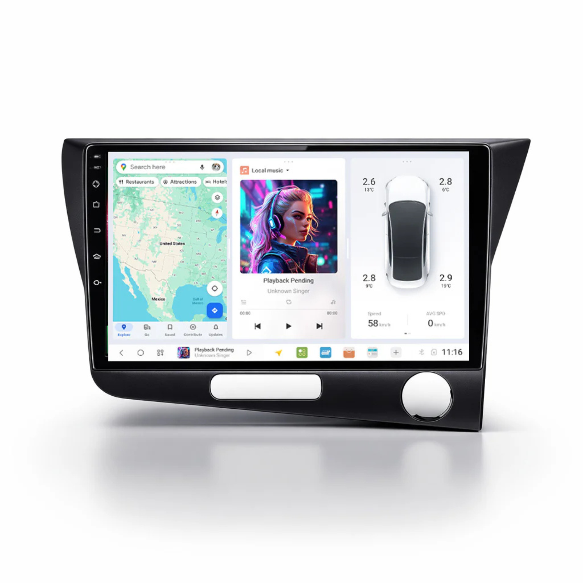 DUDU7 Honda CR-Z 2010-2016 RHD Head Unit Car Stereo | Apple CarPlay & Android Auto