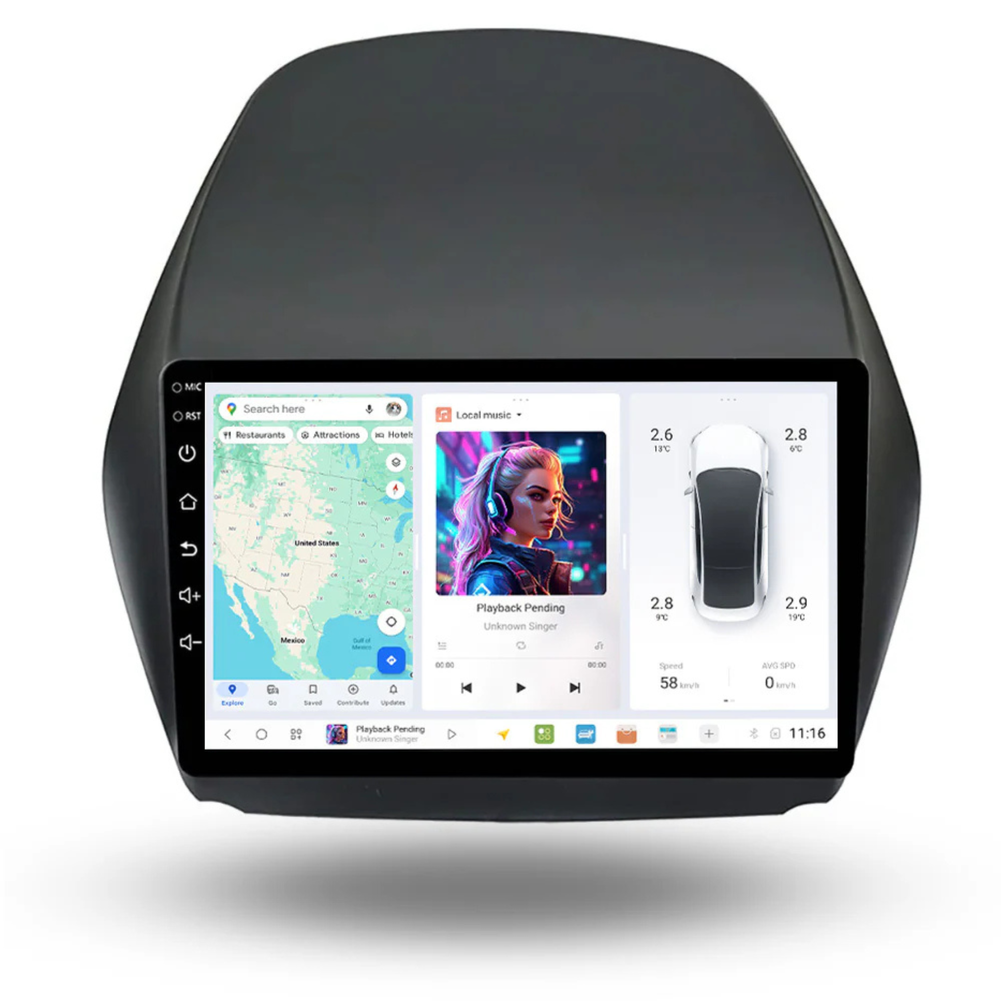 DUDU7 Hyundai ix35 Tucson 2009-2015 Head Unit Car Stereo | Apple CarPlay & Android Auto